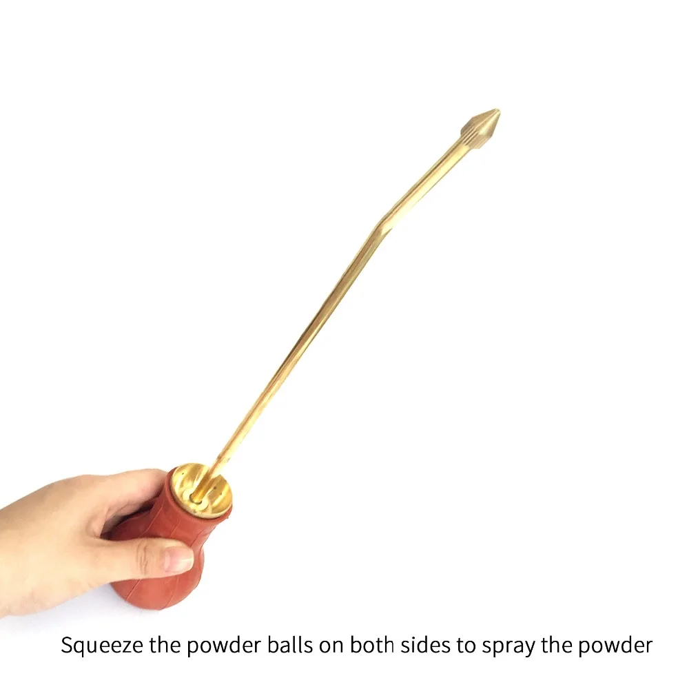 Красный резиновый termite dusting ball killing duster медная трубка моющая головка медицинский