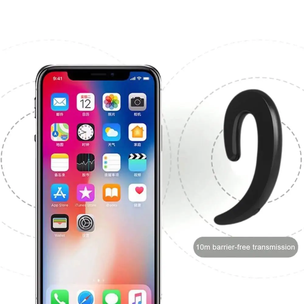 J1128 беспроводной костной проводимости Bluetooth гарнитура 4 2 стерео универсальная