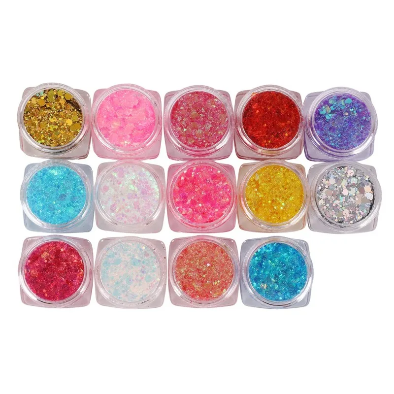 Блестящие Татуировки в форме Русалочки для вечеринок сердца пудра гель