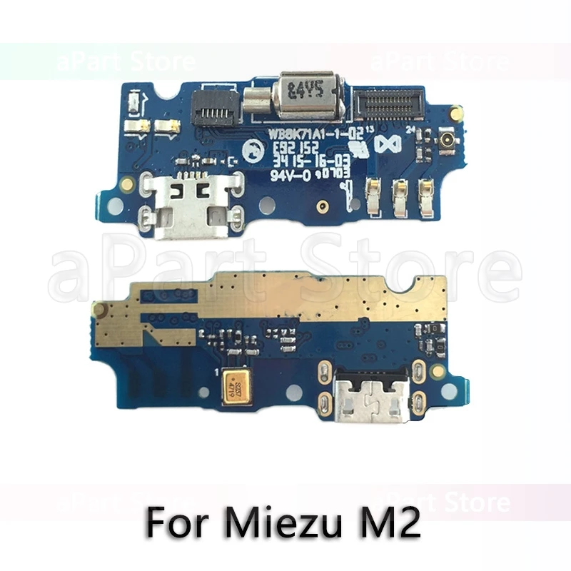 M2 USB Charging Port Charger Dock Connector Flex Cable For Meizu M1 M2 M3 M3s M5 M5s M6 Note Mini U10 U20 Original Phone Parts - Цвет: M2