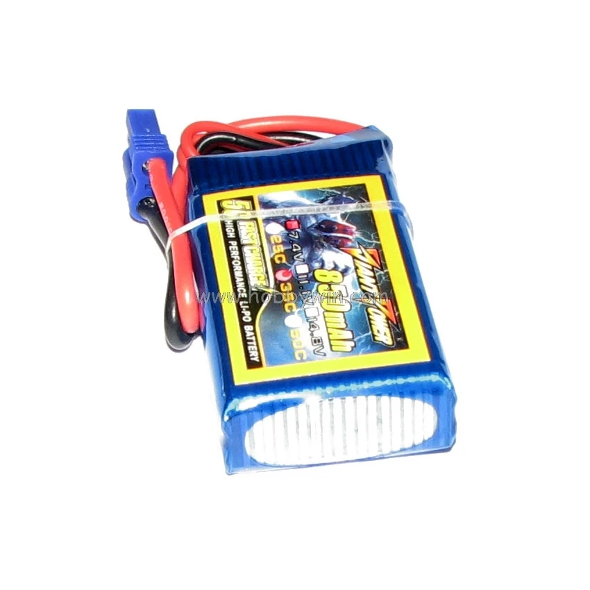 7 4 V/2S 850mAh 35C LiPO батарея EC2 разъем для Walkera Rodeo 150 RC модель Lipolymer блок питания | Игрушки
