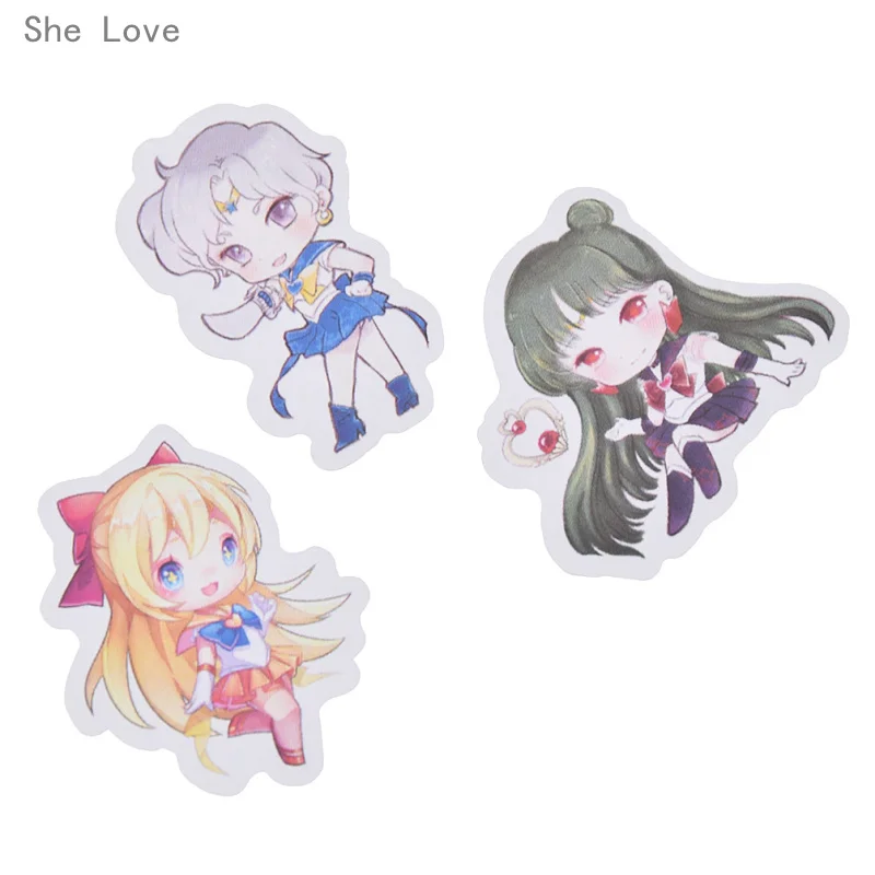 Она любит 36 шт Сейлор Мун стикер Скрапбукинг Бумага кавайные персонажи