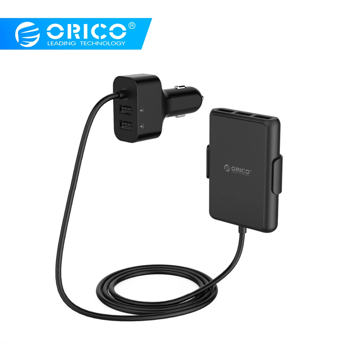 ORICO 5 Порты QC3.0 USB Автомобильное Зарядное устройство Универсальный Быстрый
