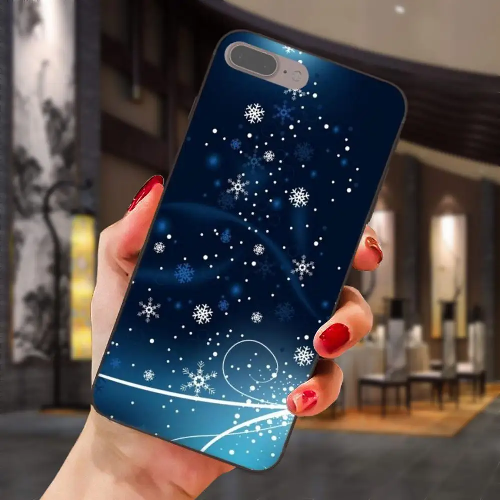 as picture Рождественская Снежинка Олень год для Xiaomi Redmi Note 2 3 4 4A 4X5 5A 6 6A 7 Go Plus Pro S2 Y2 мягкий, симпатичный, из ТПУ чехол - Цвет: as picture