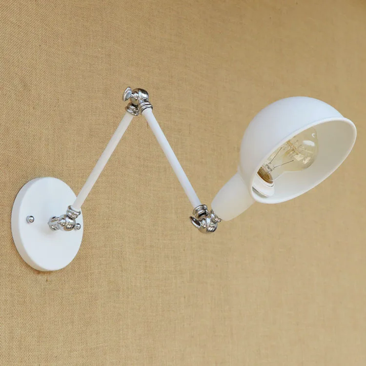 Деревенский Ретро винтажный настенный светильник светодиодный Регулируемый