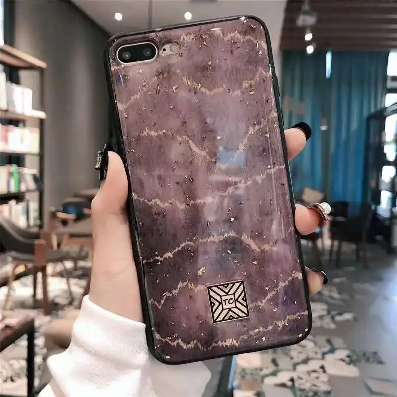 glitter phone case for iphone x xs max xr luxury gold foil soft tpu silicone cover for coque iphone 7 8 plus 6 6s plus case free global shipping