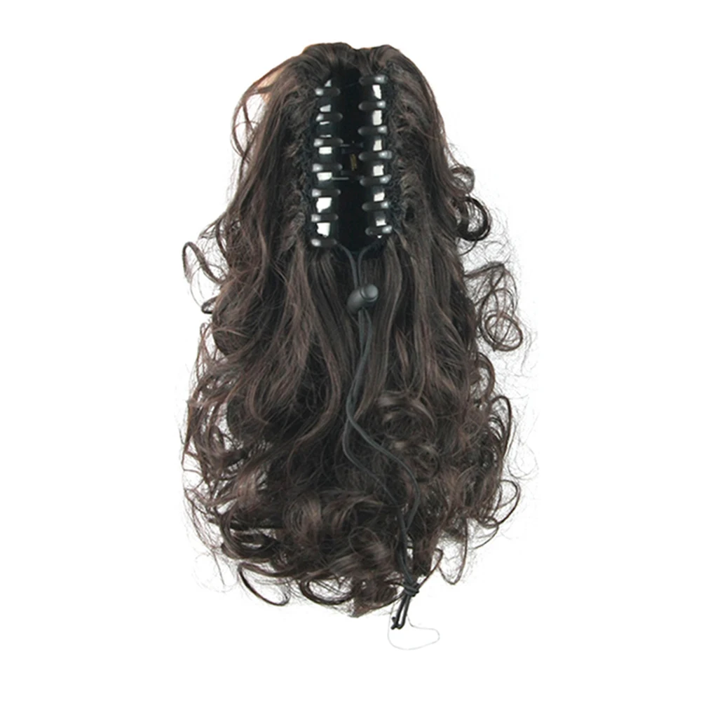 Soowee Curly Short Claw Ponytails Synthetic Hair My Little Pony Tail Clip In Hair Extensions Horse Chignon Hairpieces for Hair