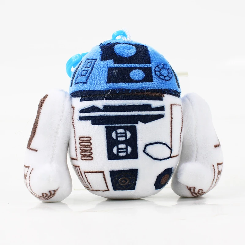 5 шт./лот Звездные Войны Пробуждение силы Мастер Йода R2D2 робот Дарт Вейдер плюшевые игрушки кулоны-куклы