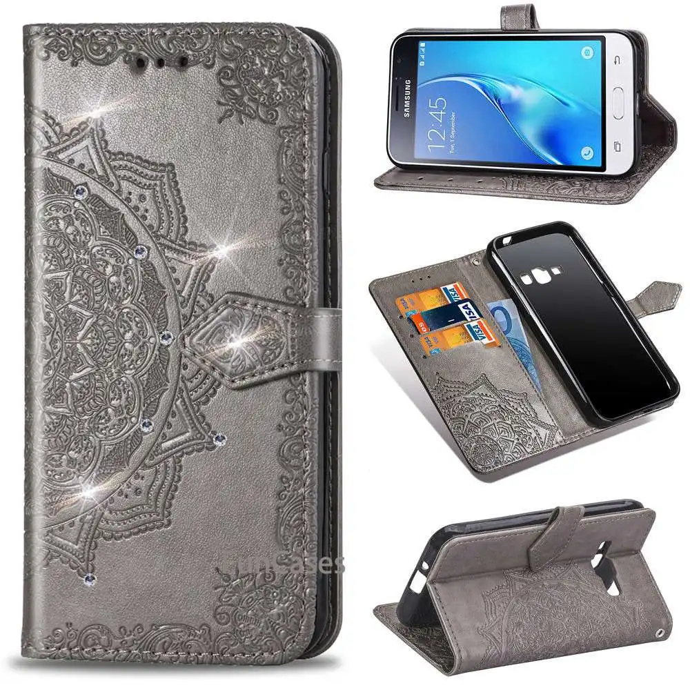 Leather Case For Samsung Galaxy J1 Case J120 Flip Wallet Card Slot Cover For Samsung J1 J 1 6 Phone Case Coque Fundas