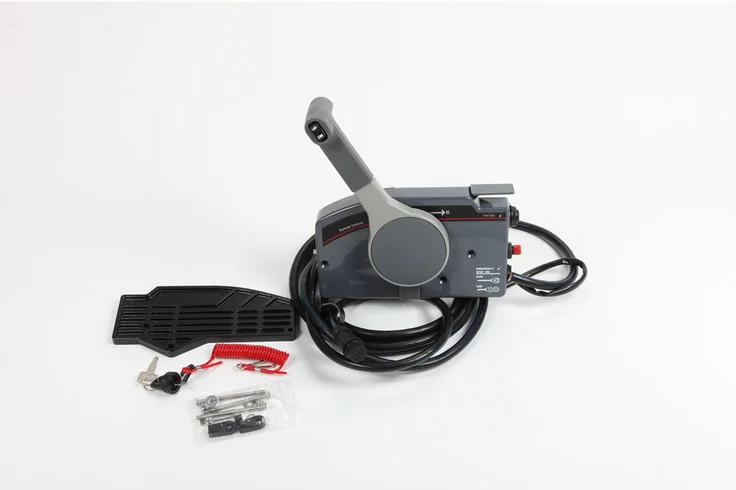 

Outboard Engine Remote Control Box Assy 703-48230-14 703-48203-15 703-48203-17 for Yamaha Boat Motor,7 Pins Push to open