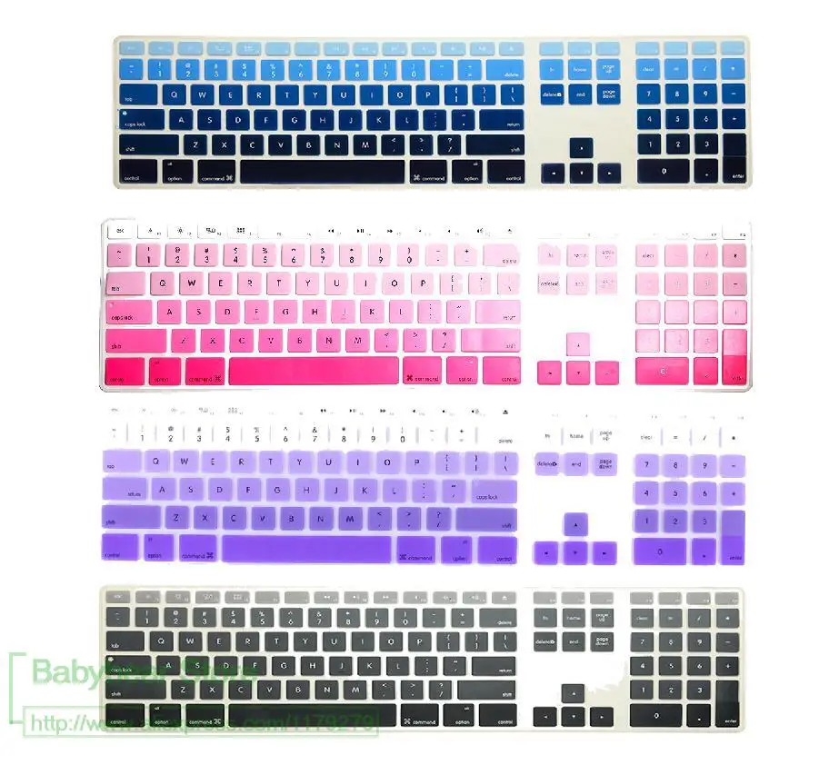 Градиентная крышка клавиатуры для Apple iMac G6 21 5 27 дюймов настольные защитная