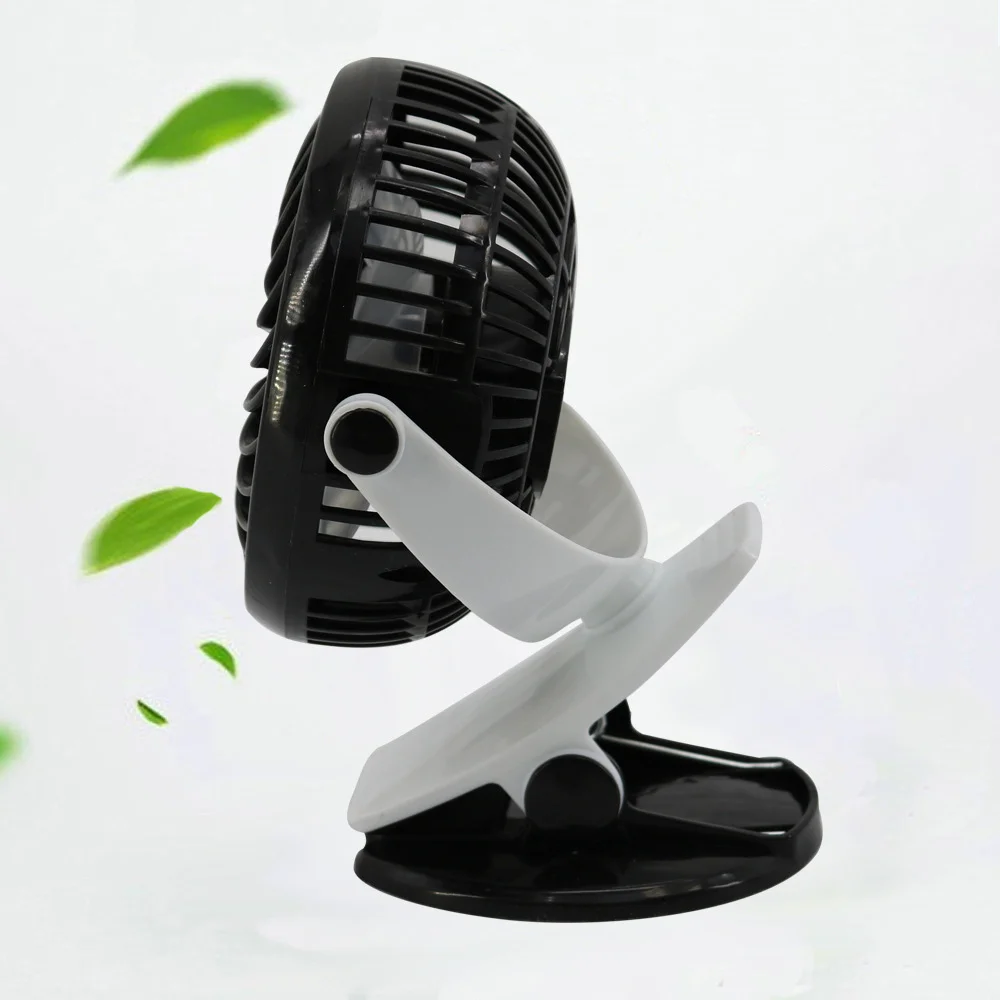 Портативный мини-usb вентилятор, вращающийся на 360 градусов, вентилятор с клипсой, АБС-пластик, 4 лопасти, светильник, вес, USB Перезаряжаемый Настольный вентилятор охлаждения для дома и офиса