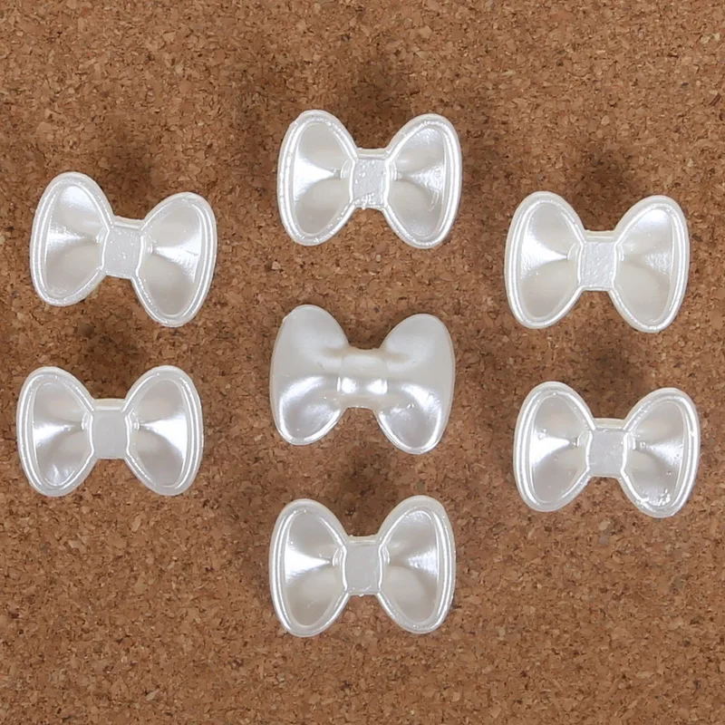 Бусины из АБС пластика для рукоделия 20 100 шт.|pearl beads|bow beadspearls beads ivory |
