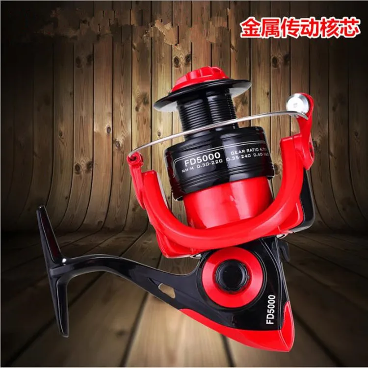 Новинка 2019 Рыболовные катушки Ryobi красно Черное колесо лески параболическое