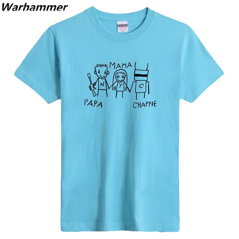 Warhammer Мужская футболка восхитительная чаппи флок с принтом летняя коротким