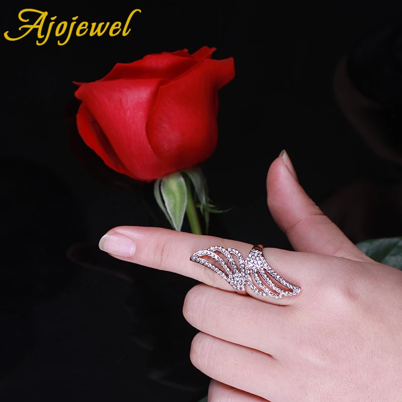 Женское кольцо с микро кристаллом цвета розового золота|rings for women wedding|fashion rings