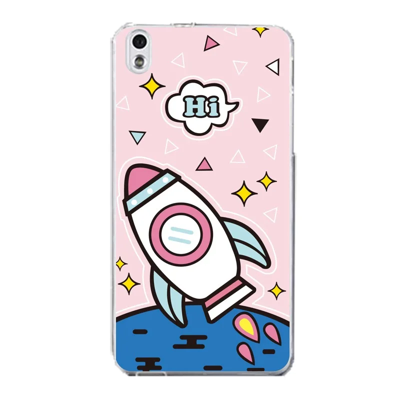 Мягкий прозрачный чехол для телефона из ТПУ Rocket HTC D820 M8 M9 A9 Мандала Флора