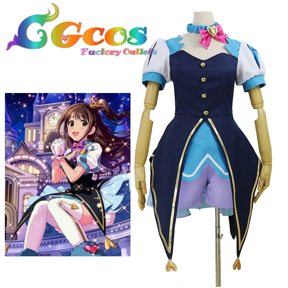 CGCOS Косплэй костюм The idolmaster Золушка для девочек Узуки шимамура в Хэллоуин Рождество