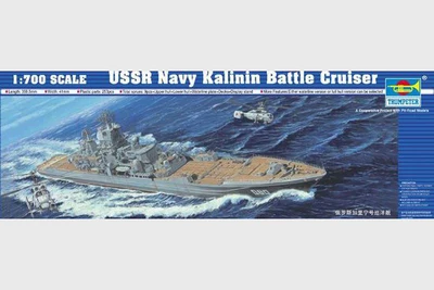 

Трубач 05709 1/700 СССР военно-морской флот Калинин крейсера пластиковая модель комплект
