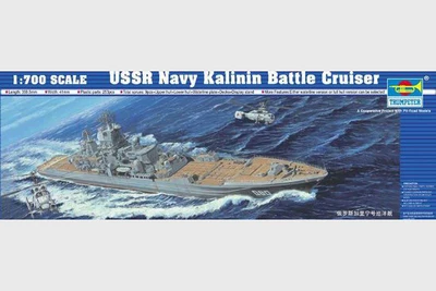 Трубач 05709 1/700 СССР военно-морской флот Калинин крейсера пластиковая модель