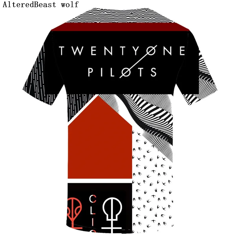 Twenty one pilots, Мужская 3D футболка, harajuku, топ, хип-хоп, Мужская футболка, уличная одежда, топы для мамы, модная мужская одежда, футболка