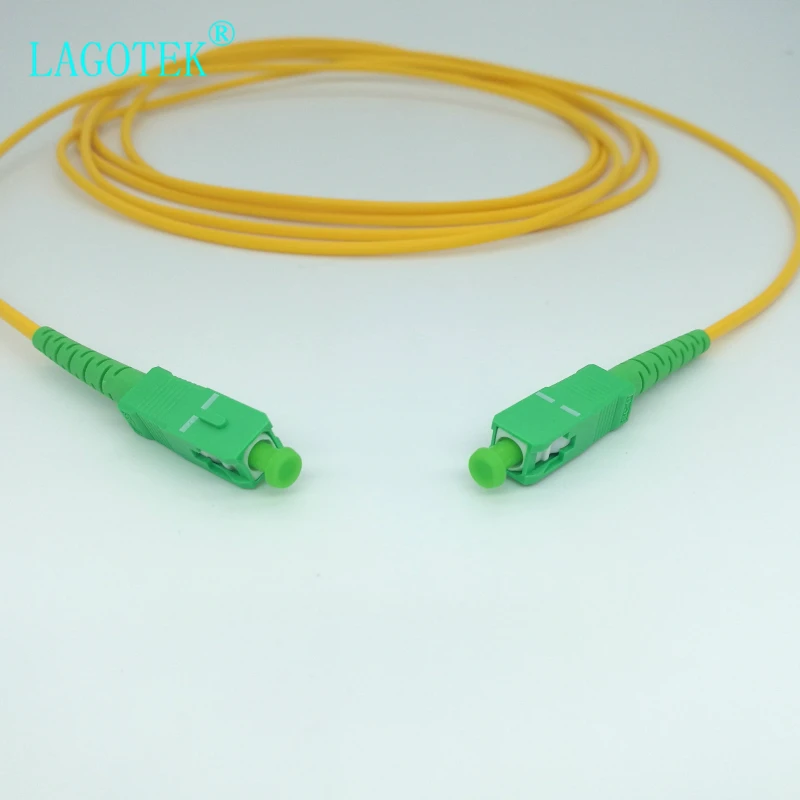 10PCS/bag SC APC 3M Simplex mode fiber optic patch cord Cable SC APC 2.0mm or 3.0mm FTTH fiber optic jumper cable