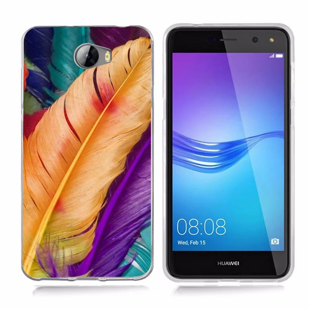 Для huawei P9lite/P8 Lite 2016 2017 Y5 II 2 Y5ii/Y6 компактный листья ананаса силиконовый