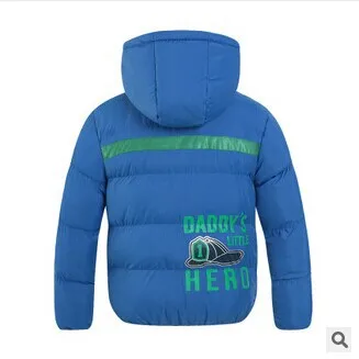 Детская одежда 2017 зимняя модная верхняя и пальто для мальчиков куртка с