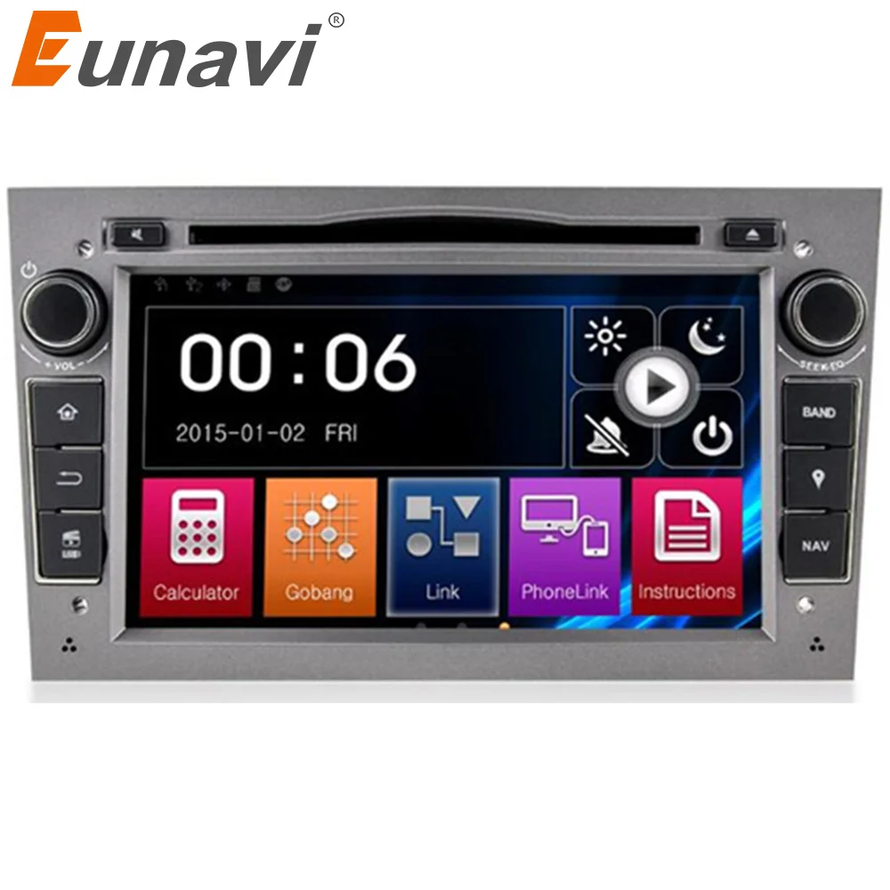 Автомобильный DVD плеер Eunavi 2 din головное устройство авторадио стерео для Vauxhall Opel