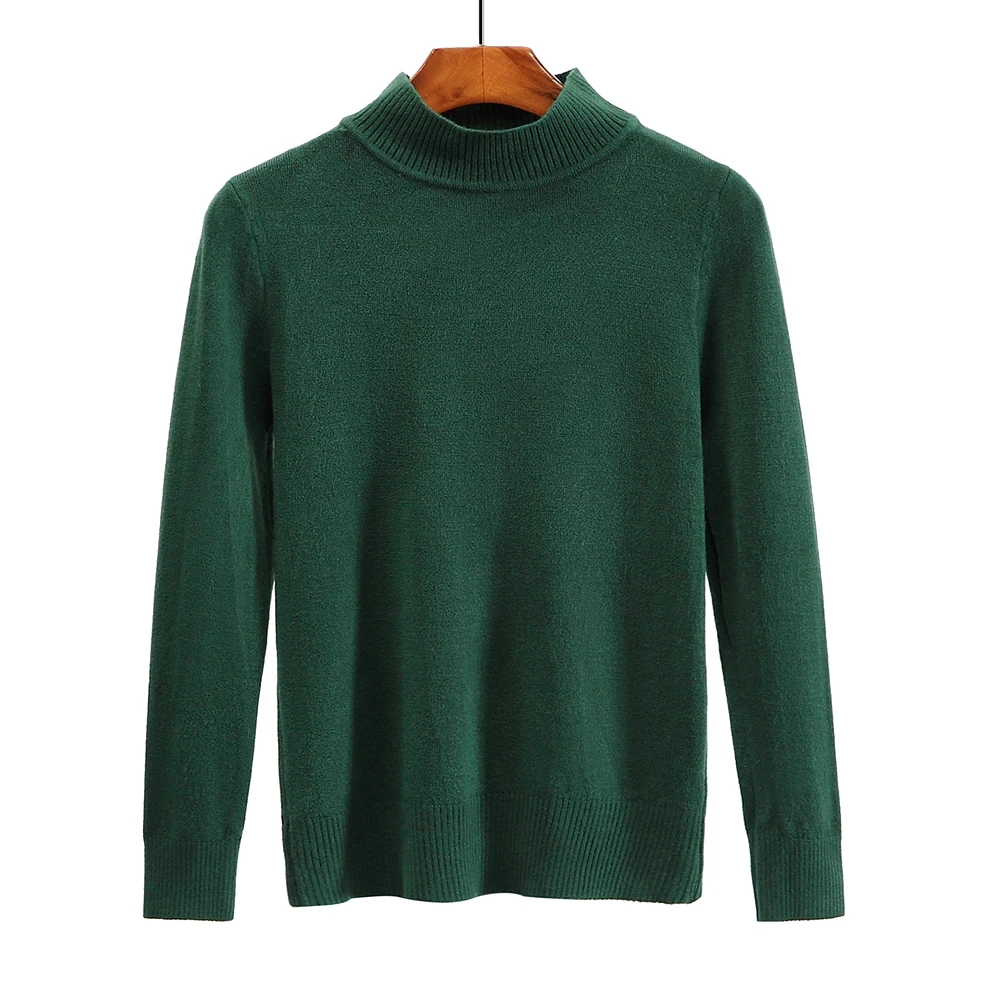Winter 2018 Christmas women red long sleeve sweater Slim turtleneck Pullover Black Tops woman female Knitted warm gift | Женская одежда