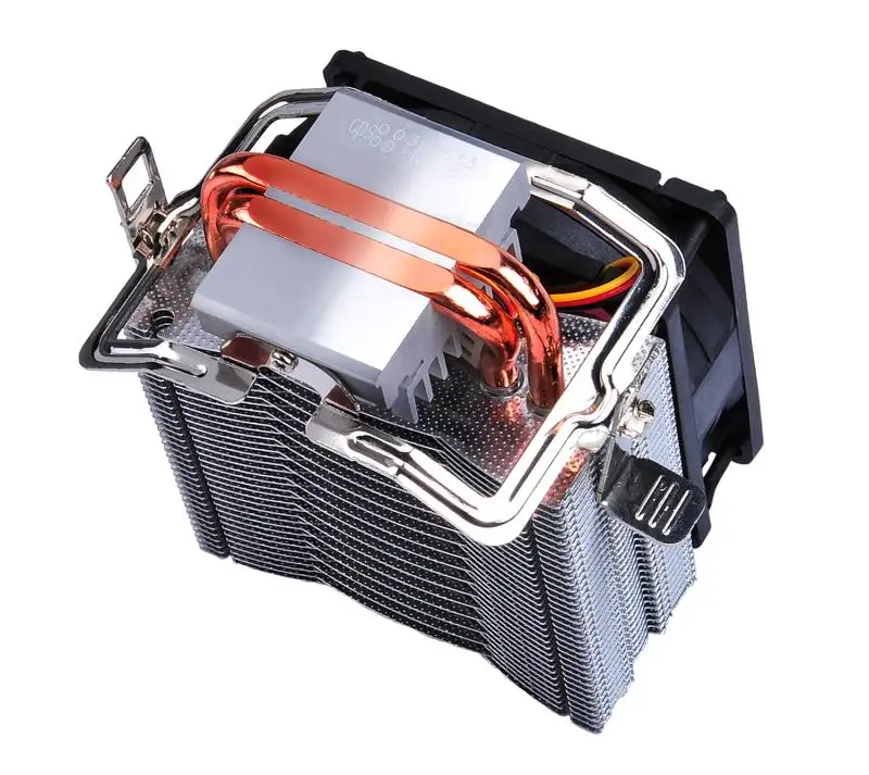 PcCooler двойной вентилятор Процессор охлаждающий чистая медь 2 heatpipe беззвучный
