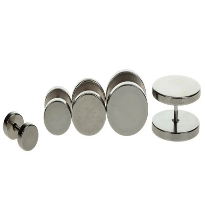 Горячие Продажа Мода 2 Шт. Черный Щепка Нержавеющей Стали Поддельные Жук Беруши