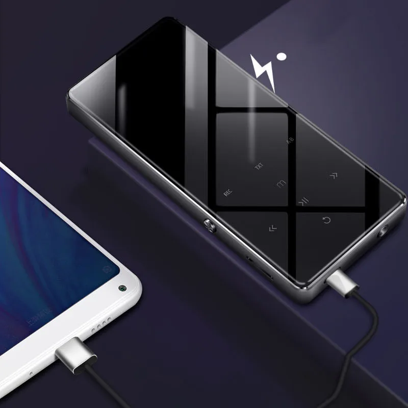 Горячая 2,4 дюймов Bluetooth Сенсорный экран MP3-плеер встроенный 8G HIFI без потерь с Fm/радио и громкий динамик