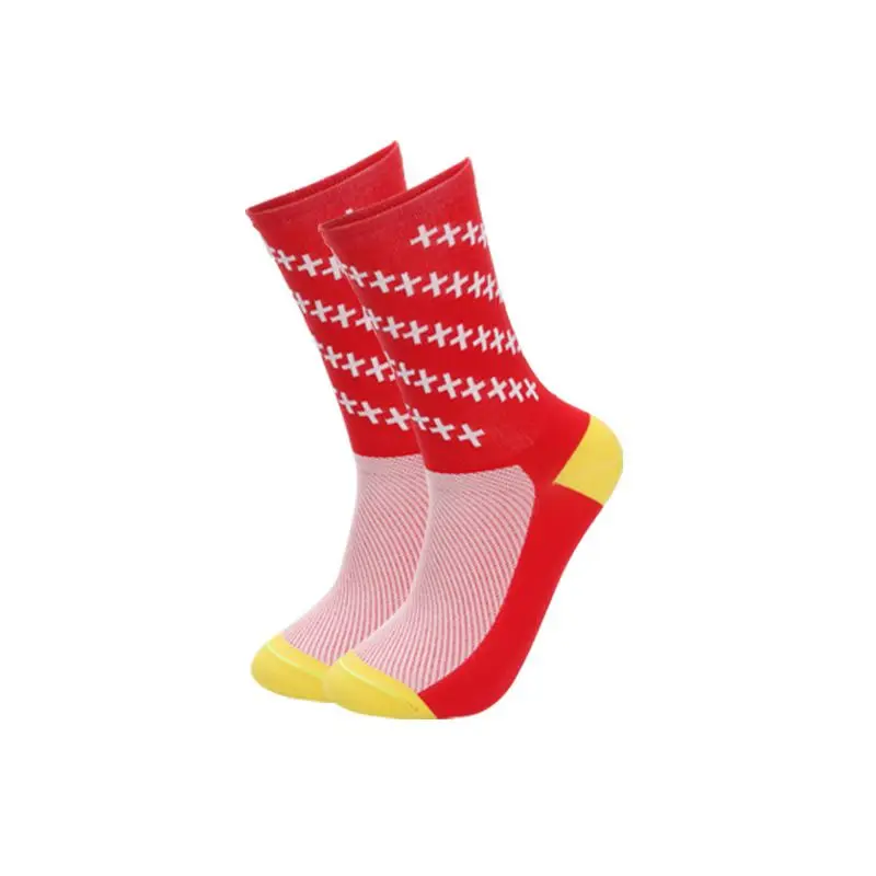 

2 pcs Sport Socks Cycling Professional Socks Men Women Wear Resistant Breathable Endurable Mid Length Training Socks New