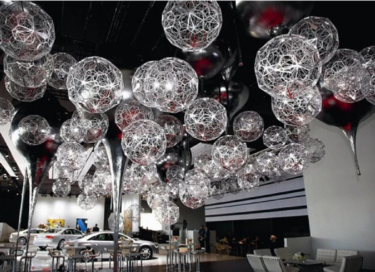 

Replica of Web Etch Modern Pendant Light Light Shadow For Living Study