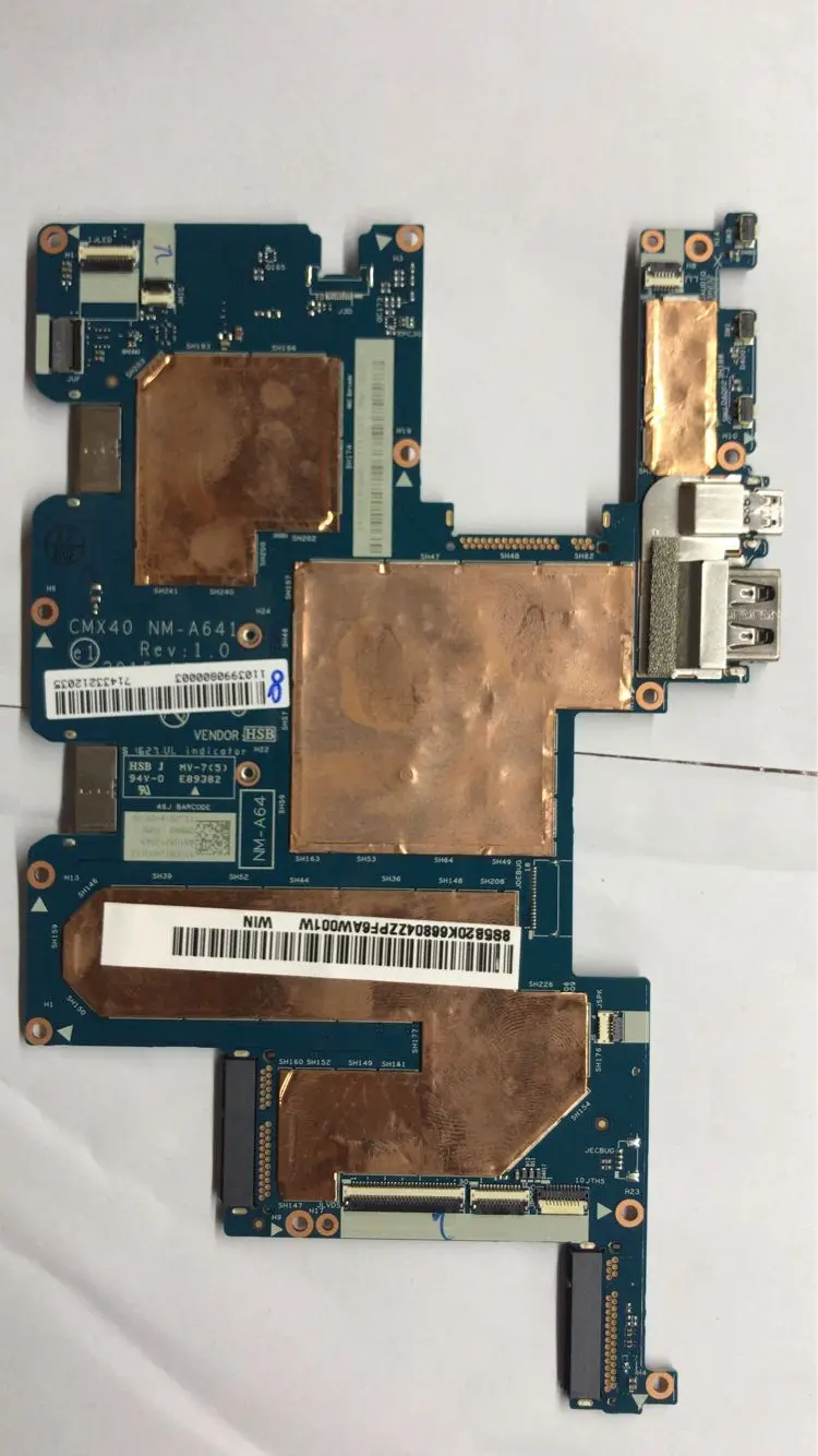 АБДО lenovo MIIX 700-12ISK MIIX700 MIIX-700-12ISK CMX40 NM-A641 материнская плата планшетных ПК Процессор M7 6Y75 8G тест нормально