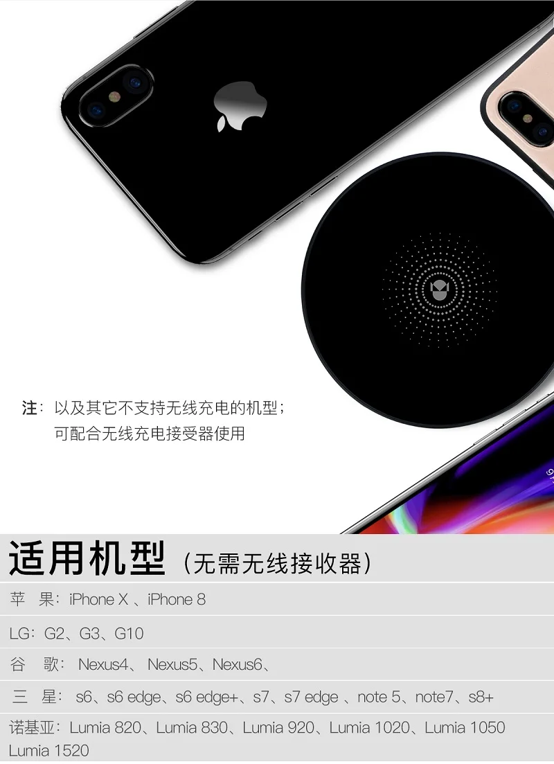 Новое беспроводное зарядное устройство с тремя катушками для samsung Galaxy S9 S8 plus S7 S6