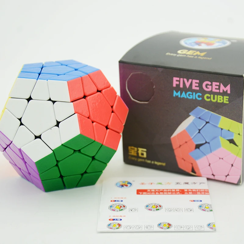 Новейшая модель Shengshou драгоценный камень 3x3x3 волшебный кубик Додекаэдр SS