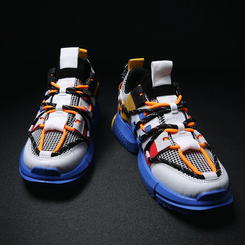 2019 Autumn New Men Shoes Lace-Up Fashion men Casual Brand Sneakers FLats chaussure homme | Обувь