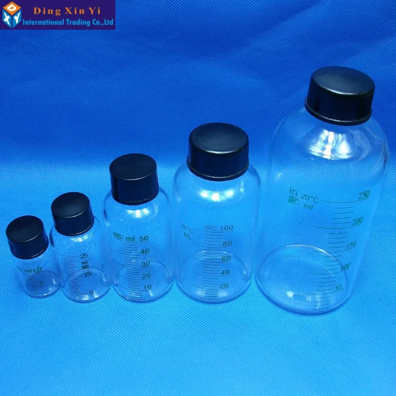 25ML1 0 шт./лот стеклянные флаконы для образцов стеклянная бутылка сыворотки