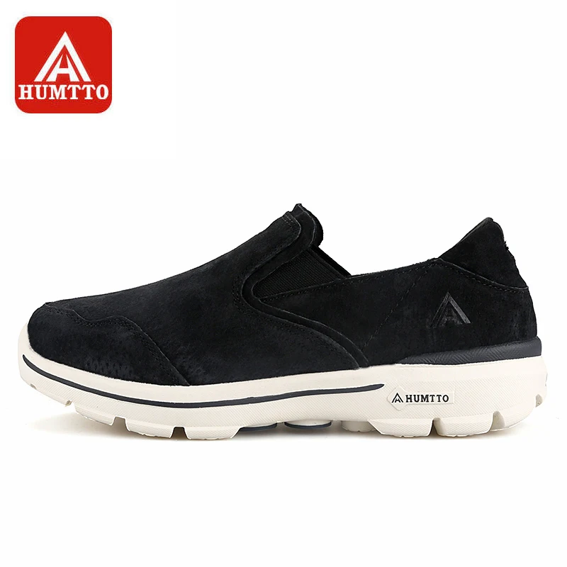 Новый Для мужчин женщин Кроссовки Leather Slip-On воздухопроницаемая комфортная обувь