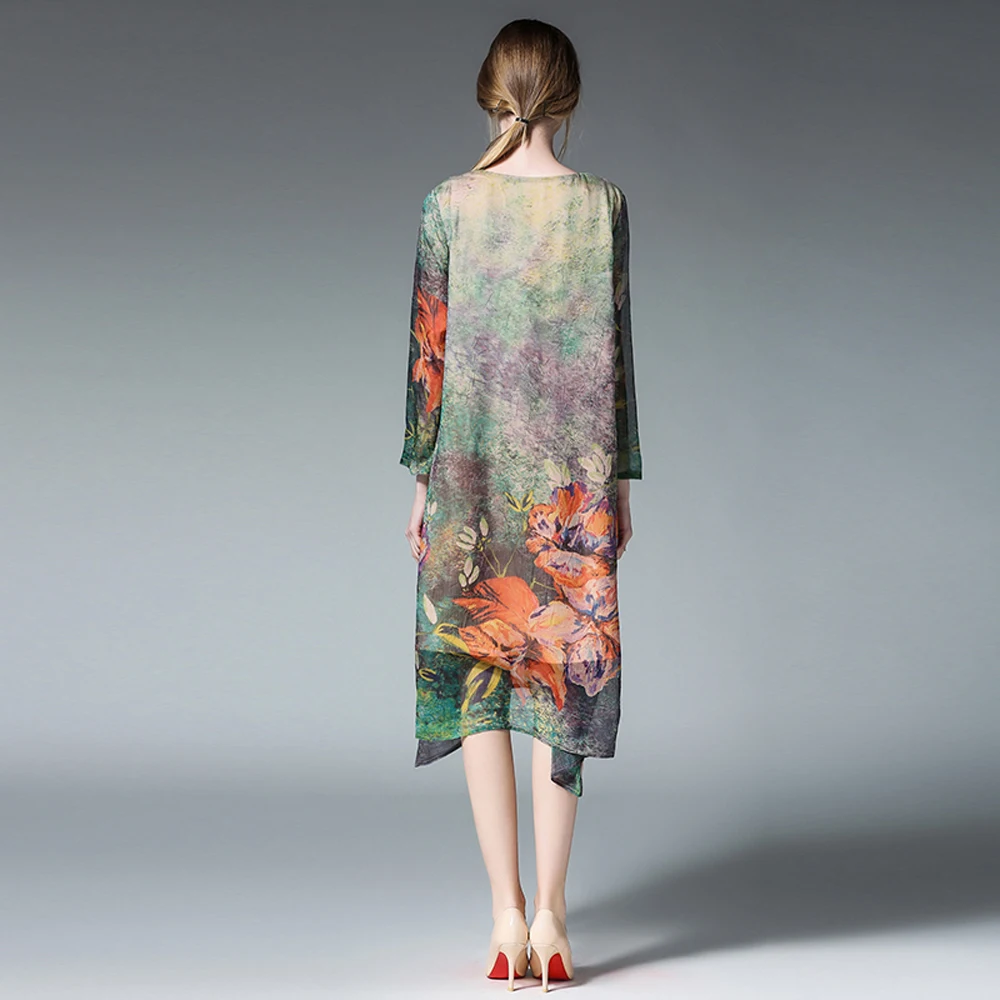 Чешские 2017 повседневные женские летние жир большой плюс Размеры цветочный Boho Chic