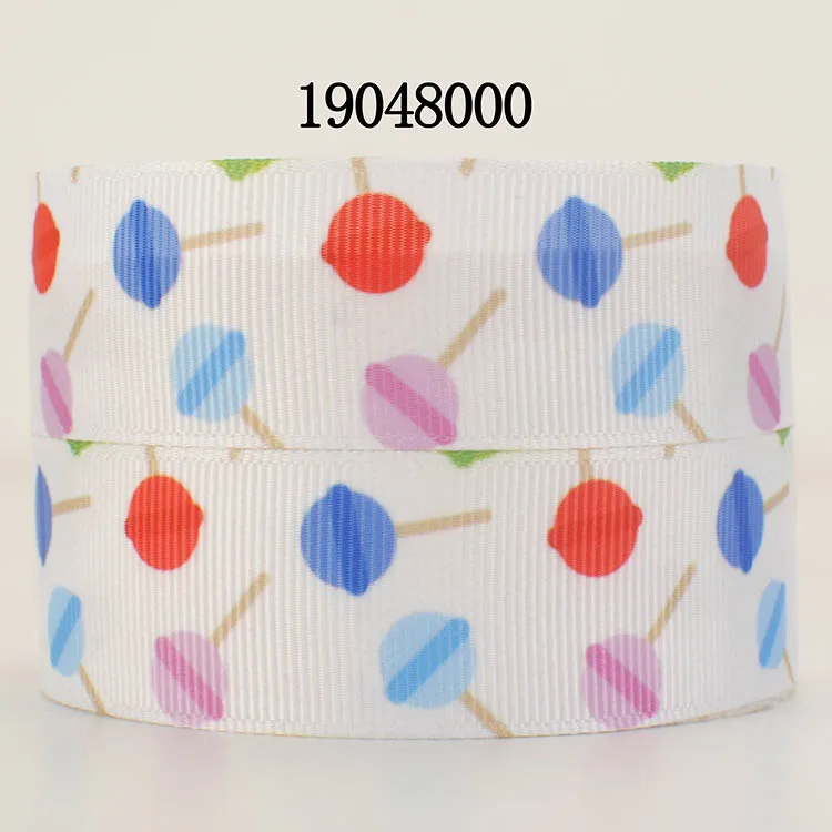 Новинка 50 ярдов леденец-Леденец узор конфеты лента напечатанная grosgrain лента 19048000