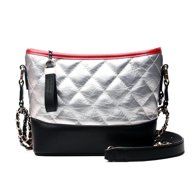 

Yuhua, 2020 new women handbags, Korean version shoulder bag, diamond lattice bucket bag, fashion woman messenger bag.