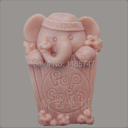 

Elephants Design Soap Mold Animal Silicone Mold for Natural Soap Making