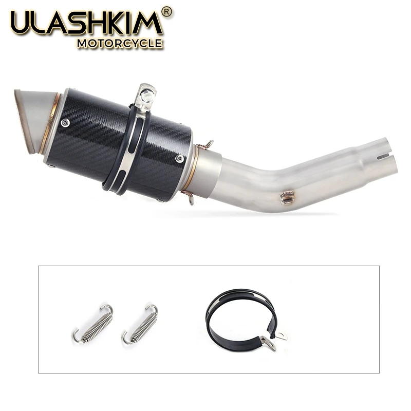 

Motorcycle Full System Exhaust Muffler Escape DB-Killer Modified Middle link Pipe Tube Slip-On For Suzuki GSR750 GSR 750 Q