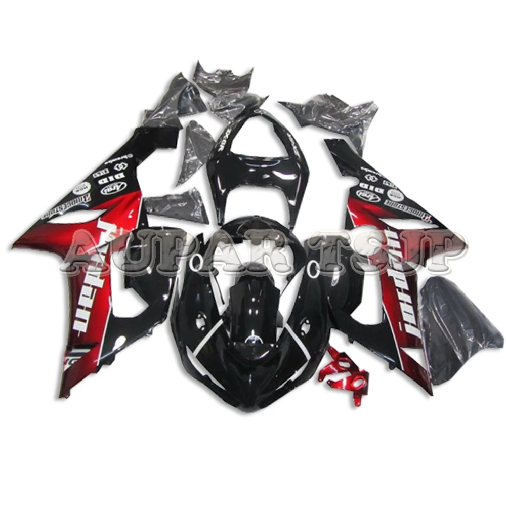 

Motorbike Fairings For Kawasaki ZX6R ZX636 2005 2006 636 05 06 Candy Red Gloss Black Sportbike Cowlings New Covers ZX-6R Panels