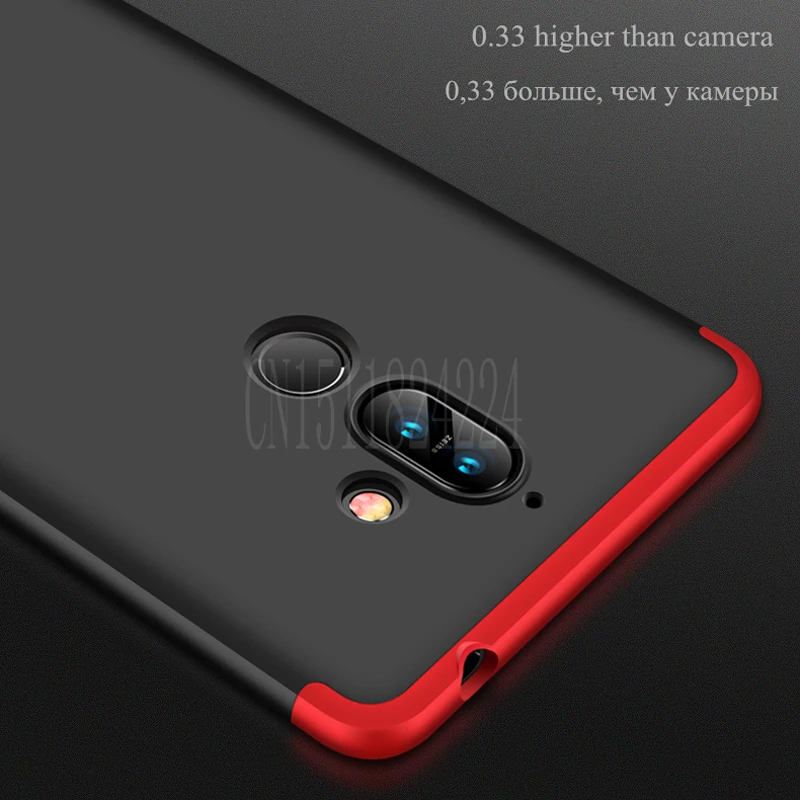 Чехол для Nokia 7 Plus 8 1 X7 чехол 360 полная защита ударопрочный 3 в Тонкий Жесткий ПК