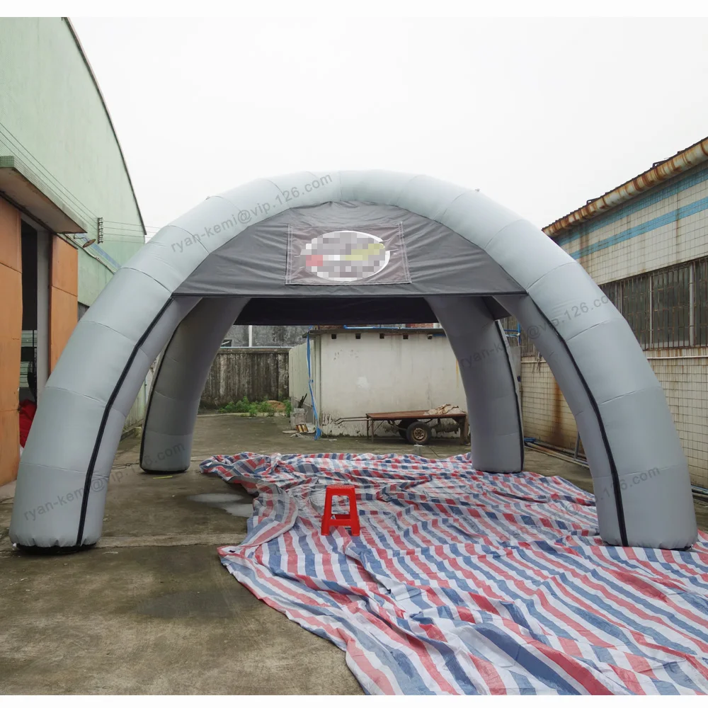 

8m dia 4 legs full PVC inflatable spider tent outdoor inflatable exhibition advertising cover promotion display marquee tent