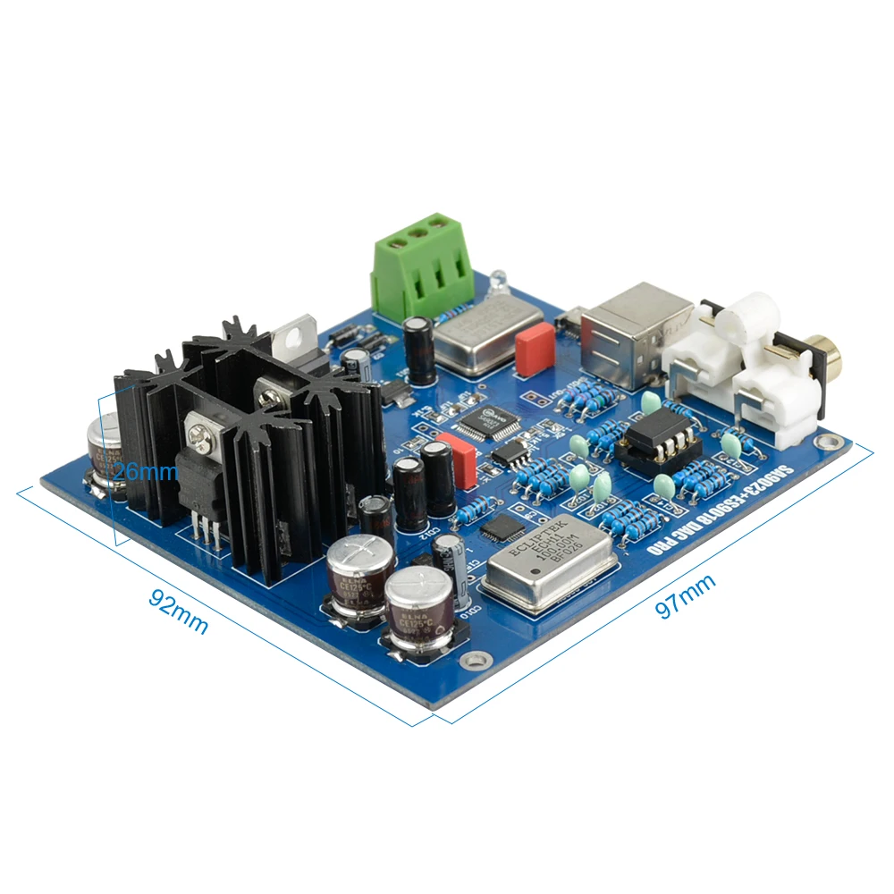 Aiyima 2017 ES9018MK2 + SA9023 декодирования доска USB ЦАП цифровой стерео аудио